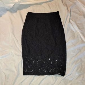 Marciano lace pencil skirt Sz S